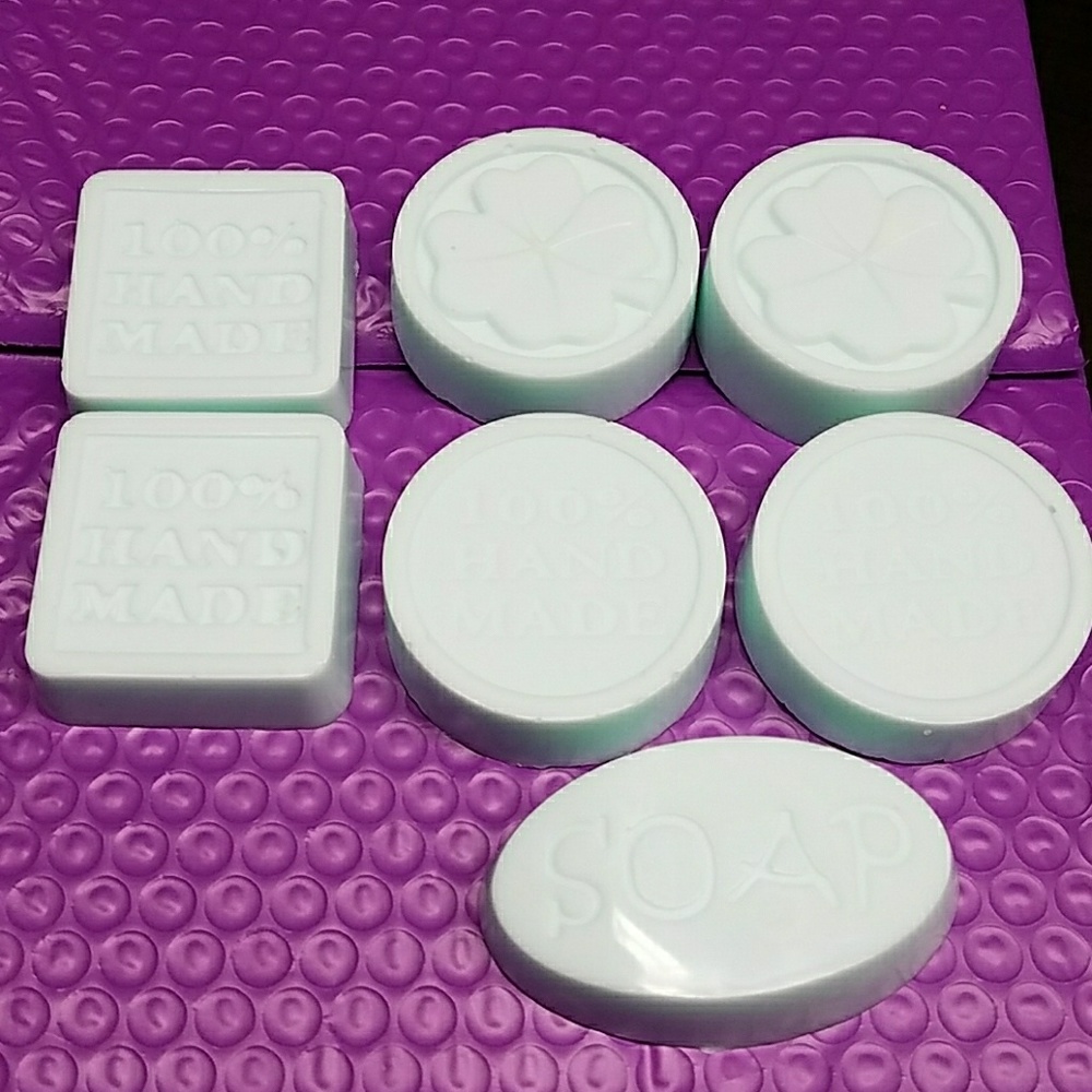 Hand crafted shea butter soap.